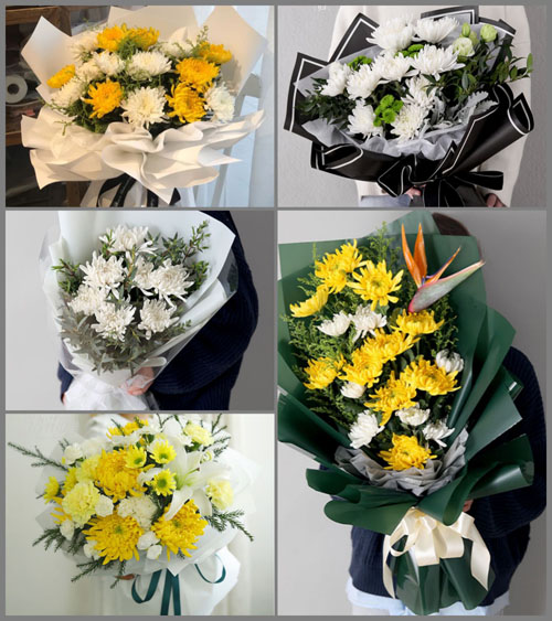 浙江省台州玉环县芦浦镇上岩村白事花束代送
